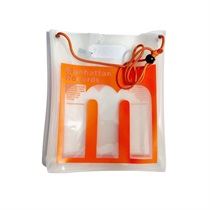 PVC 7INCH BAG(WHITE ORANGE)