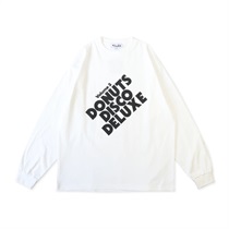 DONUTS DISCO DELUXE Vol.3 LONG SLEEVE TEE (WHITE - M)